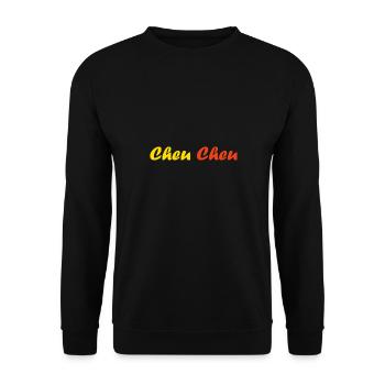 cheu cheu - Sweat-shirt Unisexe - noir - Devant - Alina (178cm) & Michal (187cm)