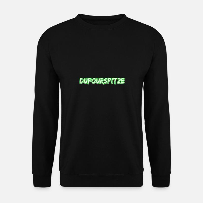 Dufourspitze - Unisex Pullover - Schwarz