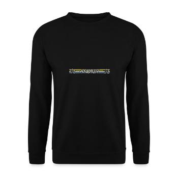 Birthday Andrey - Unisex Sweatshirt - black - Front - Alina (178cm) & Michal (187cm)