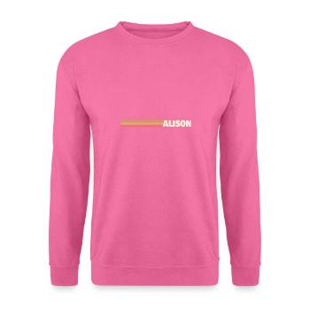 Retro Alison - Unisex Sweatshirt - pink - Front