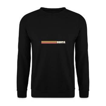 Style Berta - Unisex Pullover - Schwarz - Vorne - Alina (178cm) & Michal (187cm)