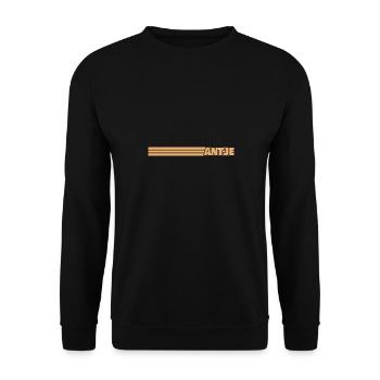 Antje als Style - Unisex Pullover - Schwarz - Vorne - Alina (178cm) & Michal (187cm)