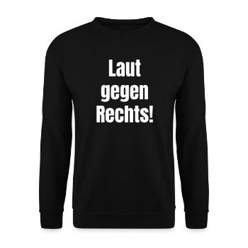 Fort contre la droite ! - Sweat-shirt Unisexe - noir - Devant - Alina (178cm) & Michal (187cm)
