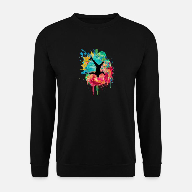 Breakdance Breakdancer PopArt - Unisex Sweatshirt - black