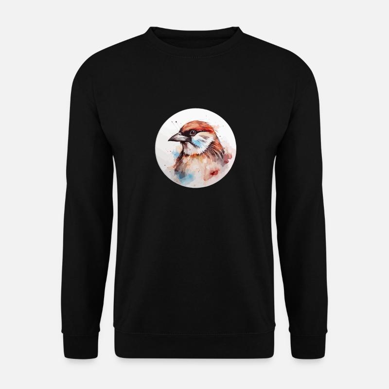 Haussperling - Unisex Pullover - Schwarz