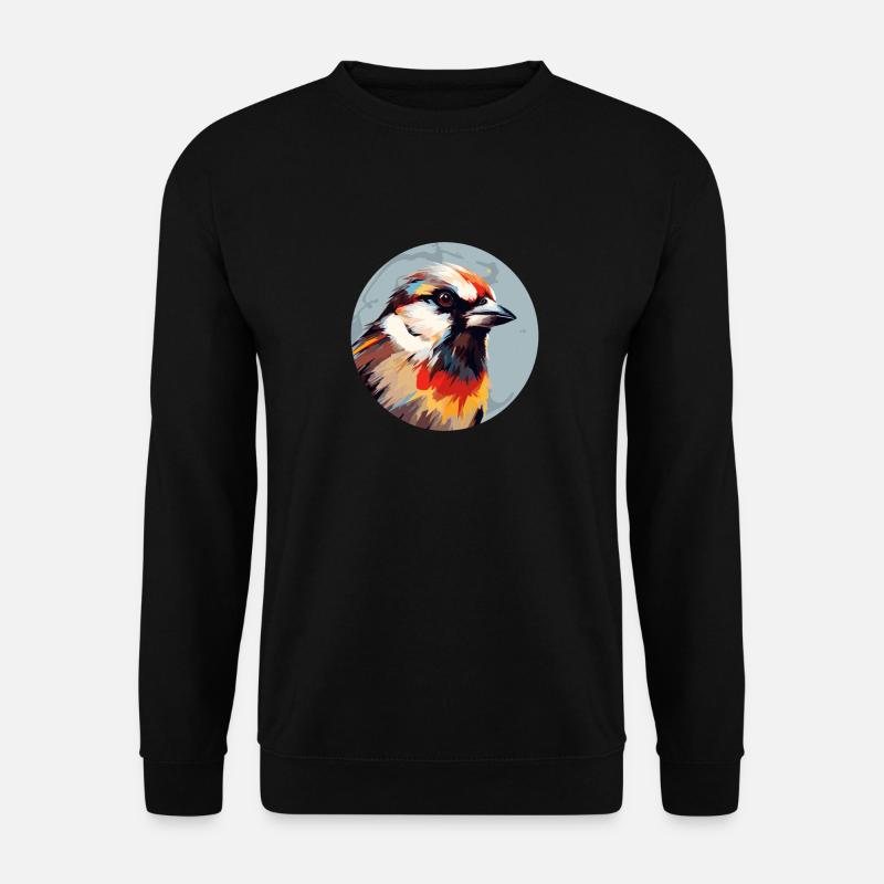 Haussperling - Unisex Pullover - Schwarz