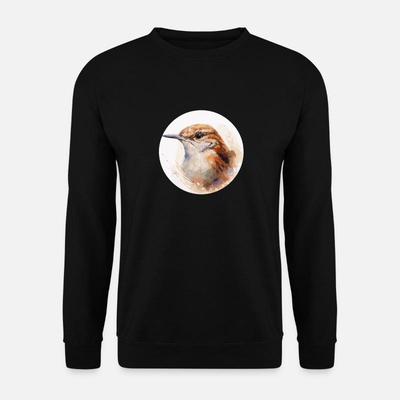 Wren bird - Unisex Sweatshirt - black