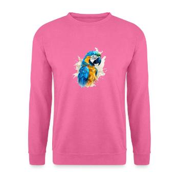 Blau-Gold Ara - Unisex Pullover - Pink - Vorne