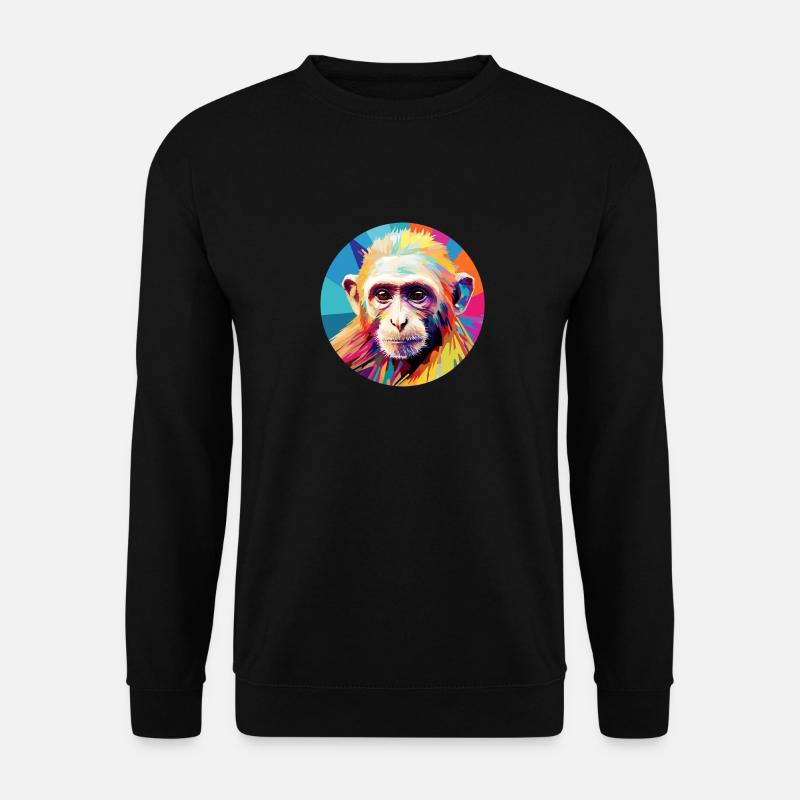 Capuchin monkey - Unisex Sweatshirt - black