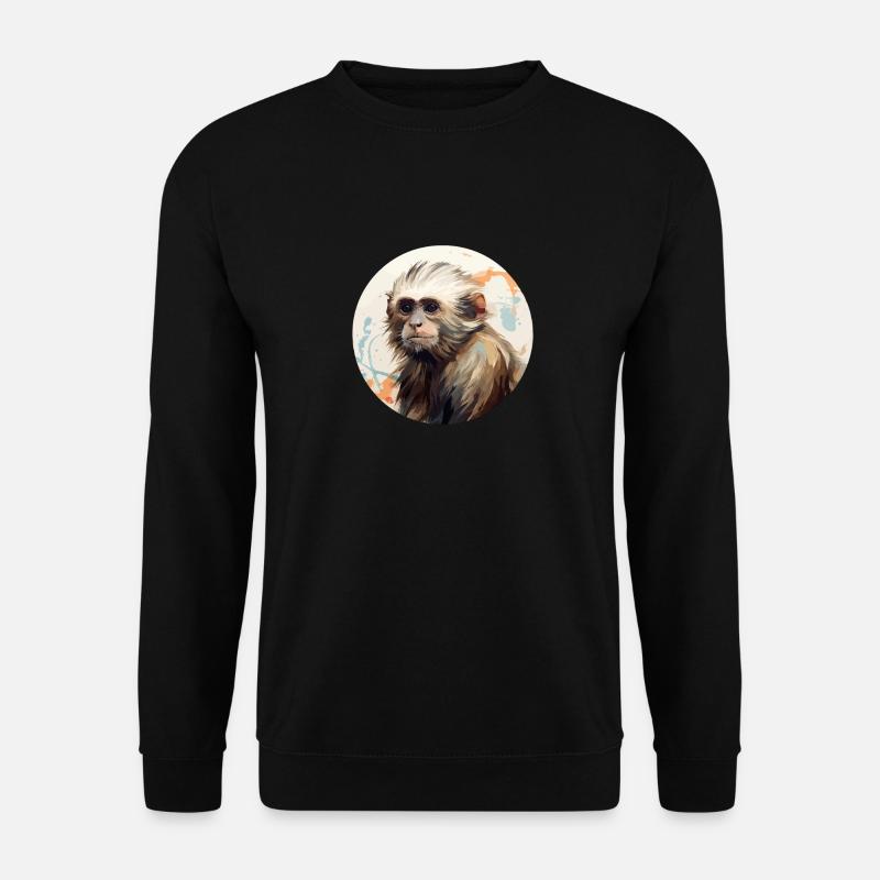 Capuchin monkey - Unisex Sweatshirt - black