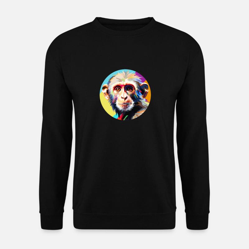 Singes capucins - Sweat-shirt Unisexe - noir