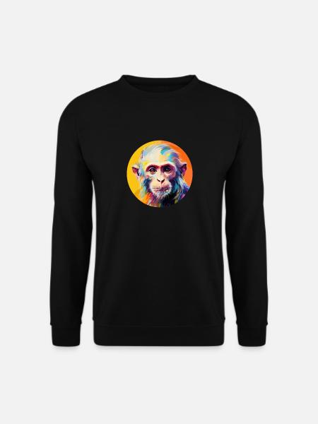 Capuchin monkey - Unisex Sweatshirt - black