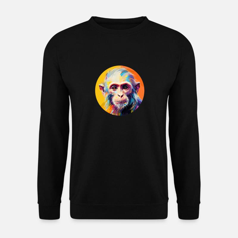 Capuchin monkey - Unisex Sweatshirt - black