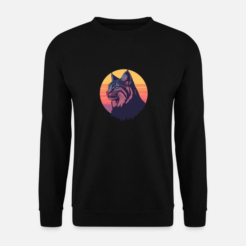 Luchs - Unisex Pullover - Schwarz