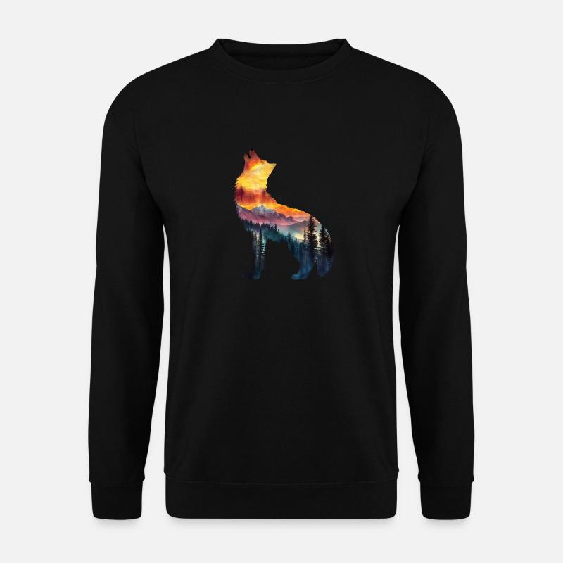 Timber wolf - Unisex Sweatshirt - black