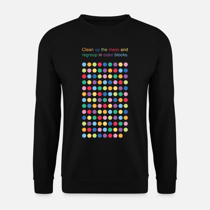 Kreis-Spiel - Unisex Pullover - Schwarz