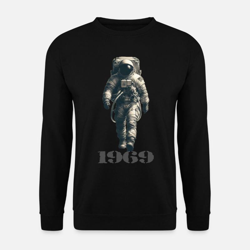 Astronaut - Unisex Pullover - Schwarz