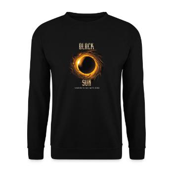 Black Sun - Unisex Sweatshirt - black - Front - Alina (178cm) & Michal (187cm)