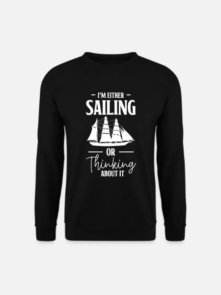 Sailing Boat Boat Navigation - Unisex Sweatshirt - black