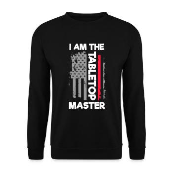 Board Games Strategist - Unisex Sweatshirt - black - Front - Alina (178cm) & Michal (187cm)