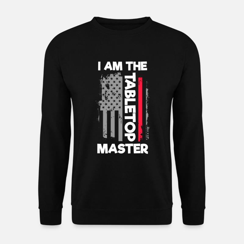 Brettspiele Stratege - Unisex Pullover - Schwarz