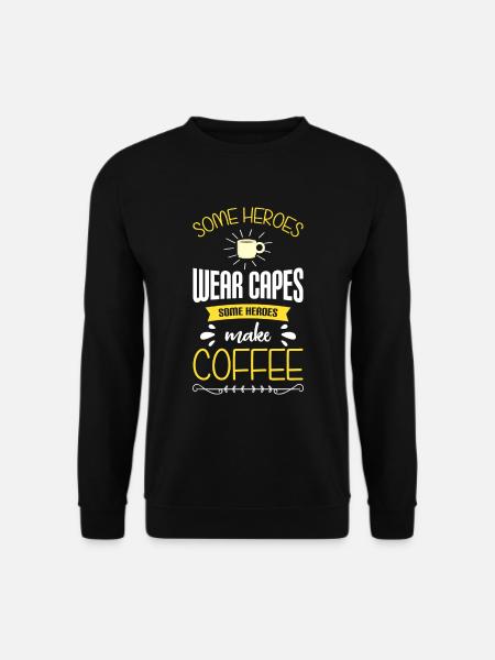 Espresso coffee bean coffee lovers - Unisex Sweatshirt - black