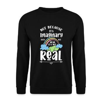 Fantasy Magical Princess - Unisex Sweatshirt - black - Front - Alina (178cm) & Michal (187cm)