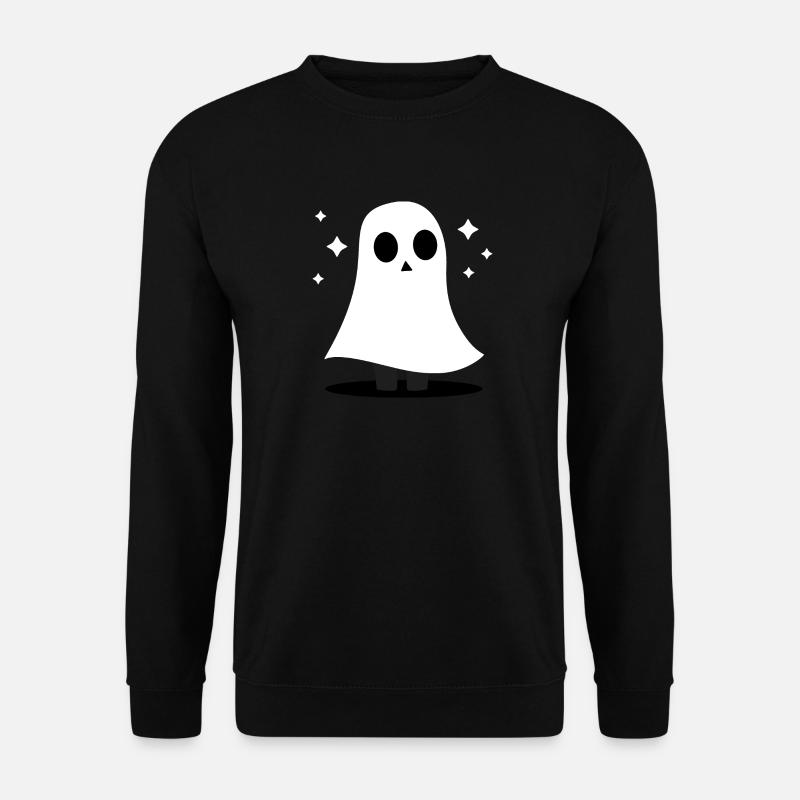 sweet ghost with stars - Unisex Sweatshirt - black