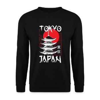 Tokyo Kanto Adventure Kyoto - Sweat-shirt Unisexe - noir - Devant - Alina (178cm) & Michal (187cm)