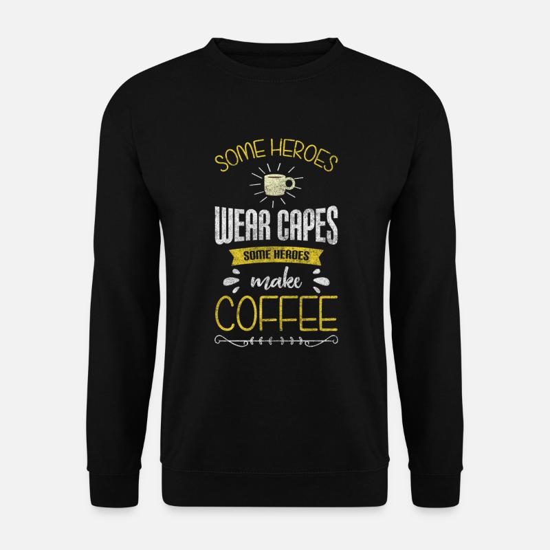 Barista Siebträger Espresso Coffeeshop - Unisex Pullover - Schwarz