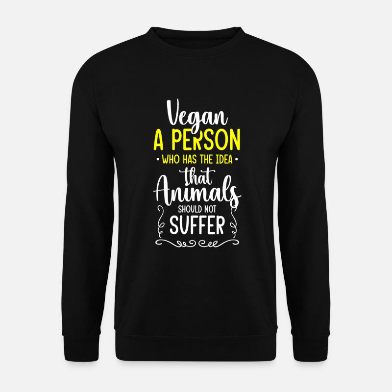 Mode de vie végétalien - Sweat-shirt Unisexe - noir