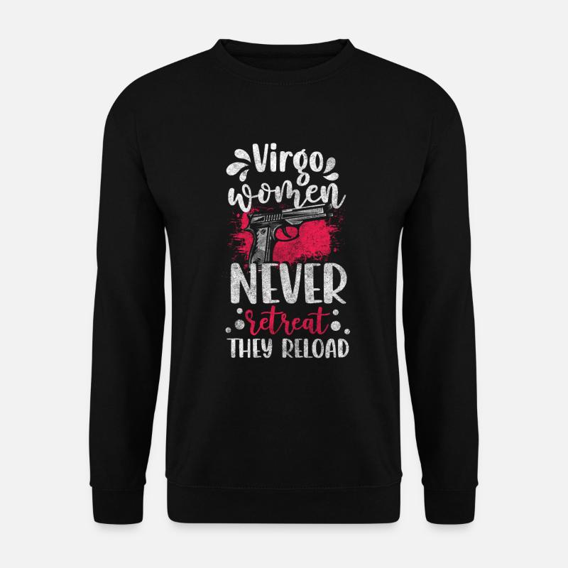 Tierkreiszeichen Horoskop Eigenschaften - Unisex Pullover - Schwarz
