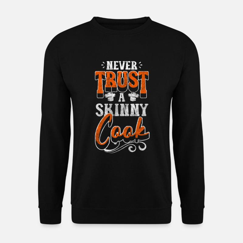 Kitchen Chef Wooden spoon - Unisex Sweatshirt - black