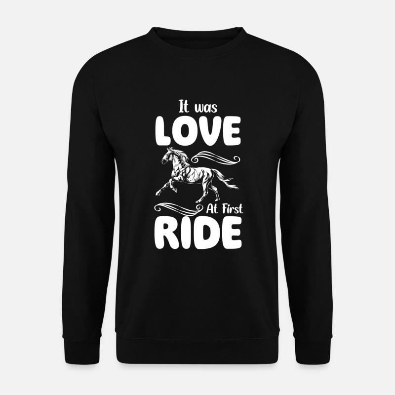 Équitation Ride Friendship Stud - Sweat-shirt Unisexe - noir