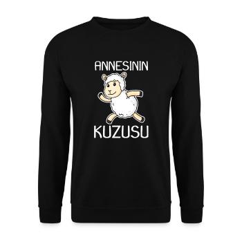 Annesinin Kuzusu - Baby - Turkish - Unisex Sweatshirt - black - Front - Alina (178cm) & Michal (187cm)