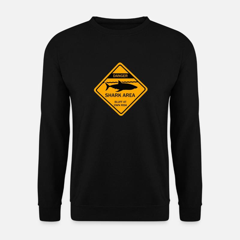 Shark area - Unisex Sweatshirt - black