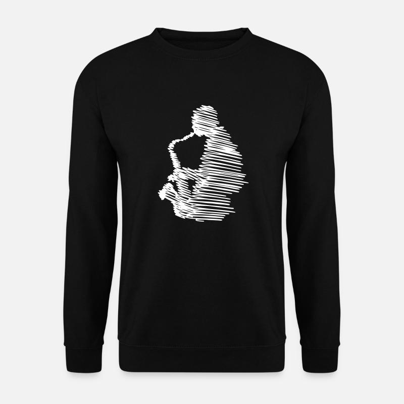 saxophonist - Unisex Pullover - Schwarz