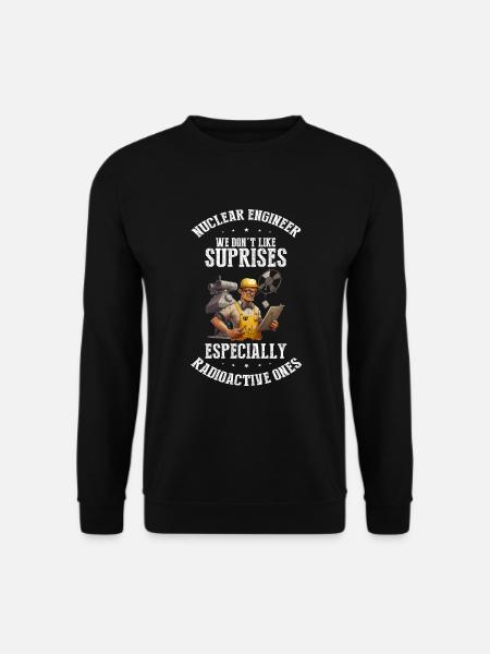 Erneuerbare Nukleare Spruch für Nukleartechnik - Unisex Pullover - Schwarz
