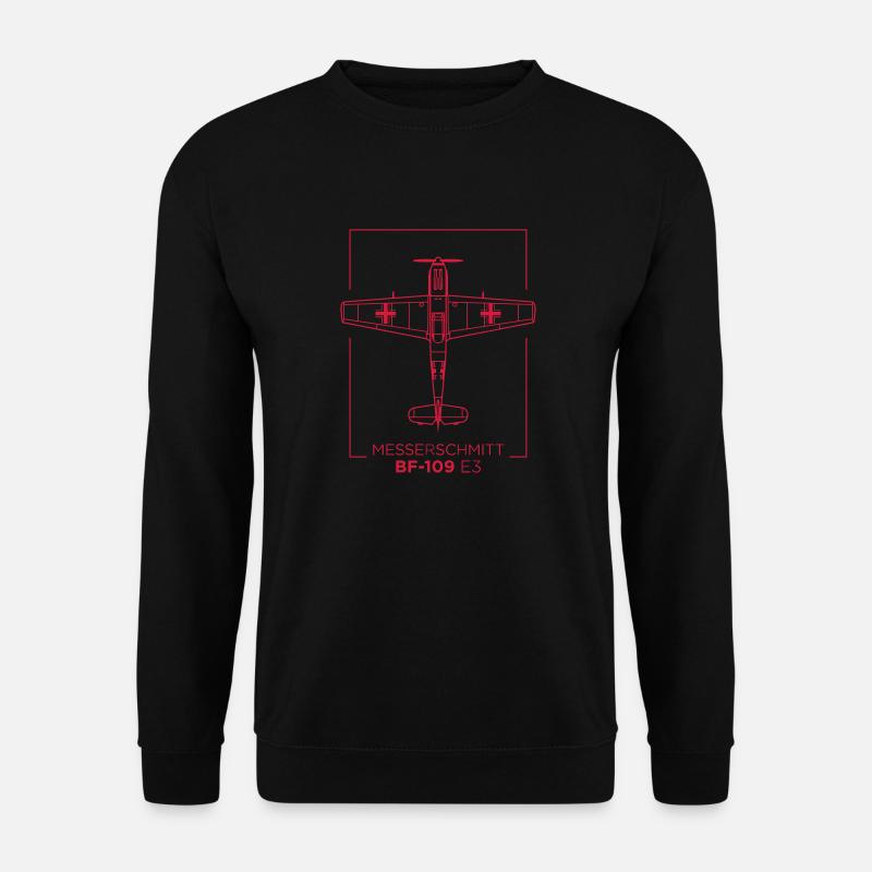 Messerscmitt BF-109 E3 - Unisex Sweatshirt - black