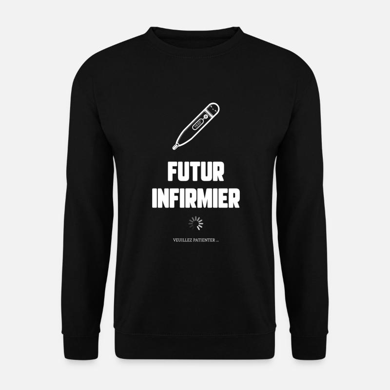 Futur infirmier - Sweat-shirt Unisexe - noir