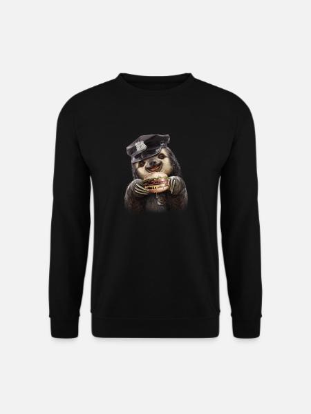 Burger Cop - Sweat-shirt Unisexe - noir