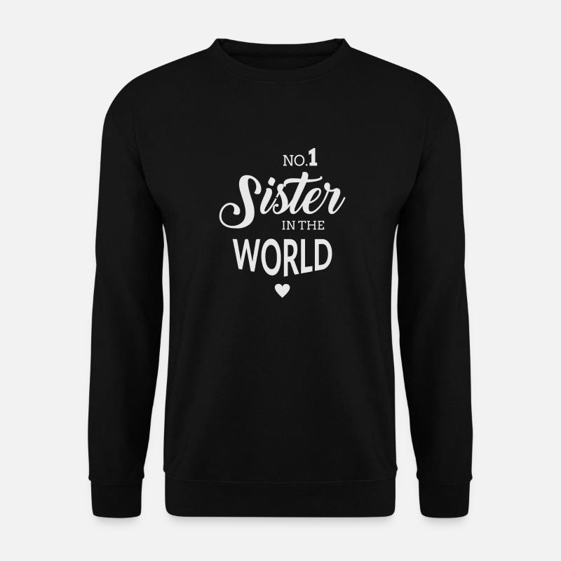 No1 Sister - Unisex Sweatshirt - black