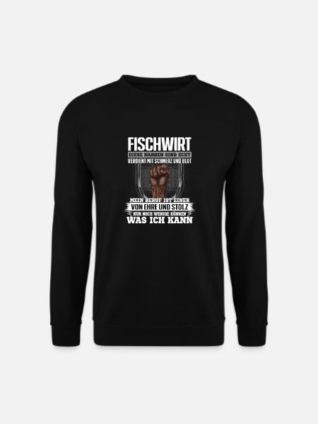 FISCHWIRT - Ehre und Stolz - Unisex Pullover - Schwarz