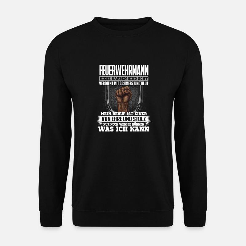 FEUERWEHRMANN - Ehre und Stolz - Unisex Pullover - Schwarz