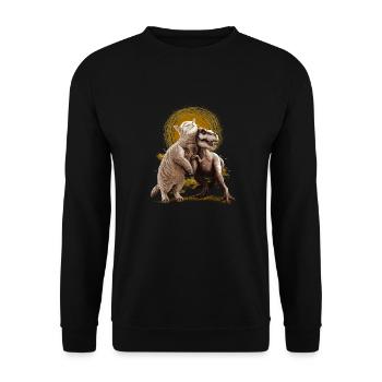 TOM & SCARY - Unisex Sweatshirt - black - Front - Alina (178cm) & Michal (187cm)