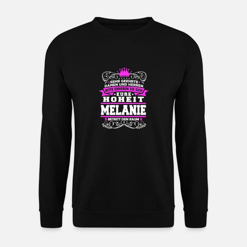 Eure Hoheit - Melanie - Unisex Pullover - Schwarz