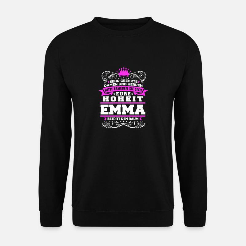Eure Hoheit - Emma - Unisex Pullover - Schwarz