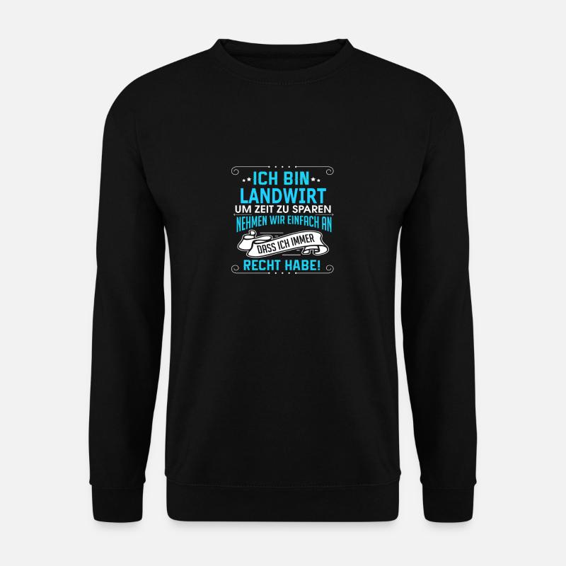 LANDWIRT - Unisex Pullover - Schwarz