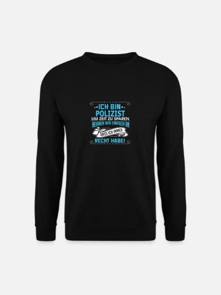 POLIZIST - Unisex Pullover - Schwarz