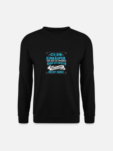 EINKÄUFER - Unisex Pullover - Schwarz